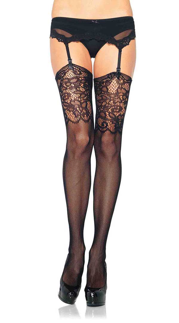 Lace-Trimmed Fishnets: Unleash Your Inner Temptress