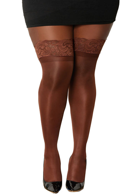 Lace-Embraced Thighs: Your Temptation Awaits