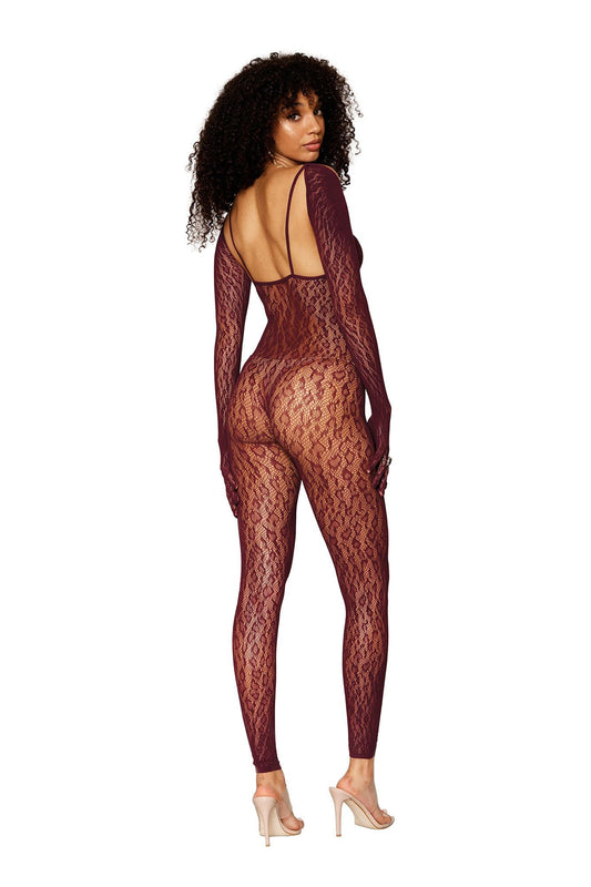 Wild Temptation: Leopard Lace Bodystocking & Shrug