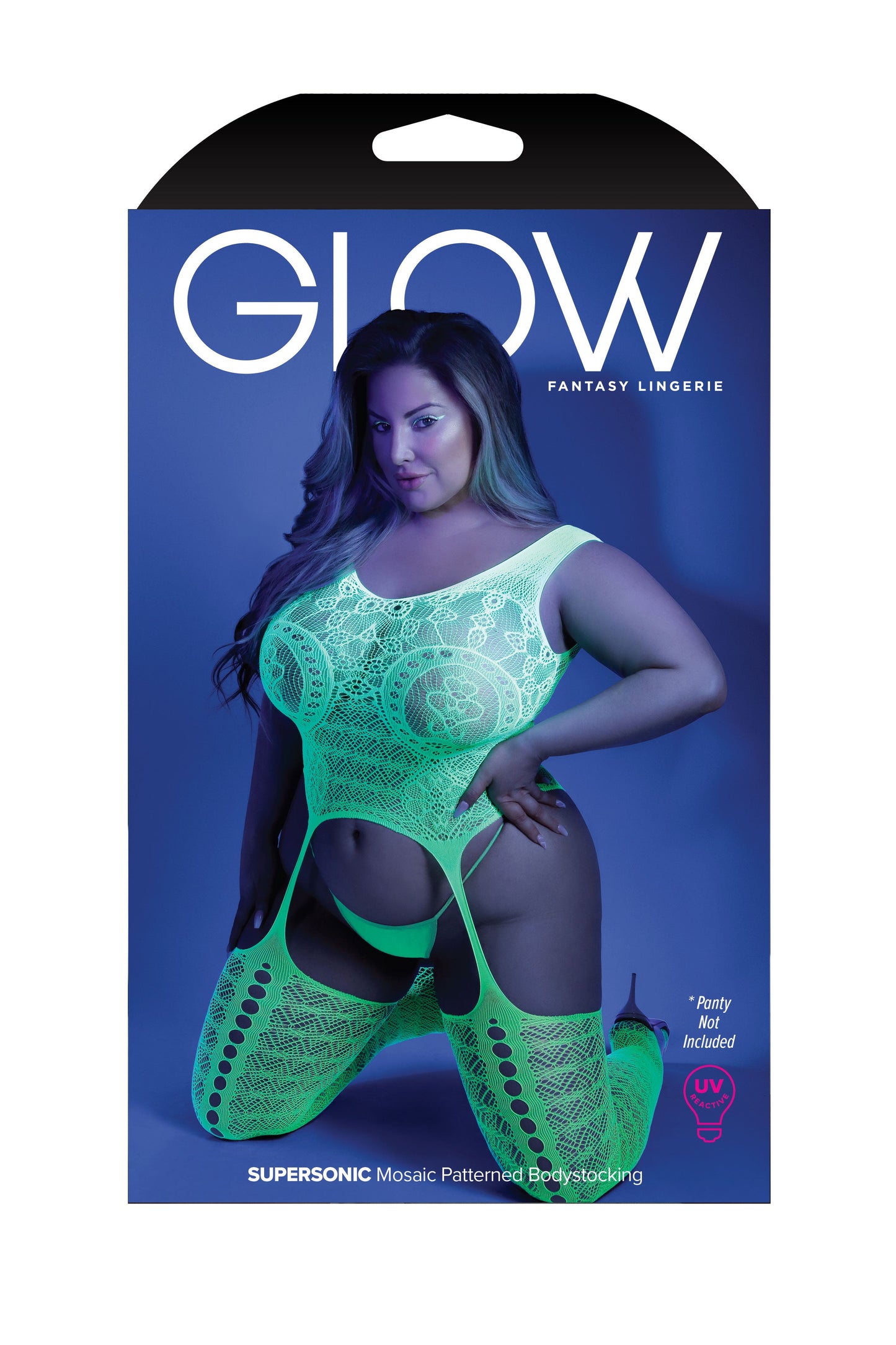 Mosaic Temptation: Unleash Your Curves in Fishnet