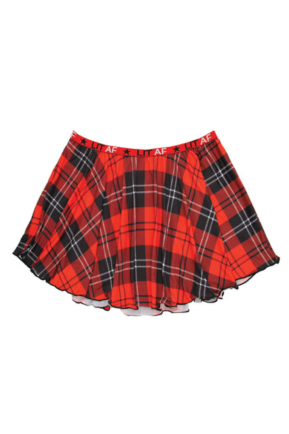 Ignite Desire in the Lit AF Plaid Skirt