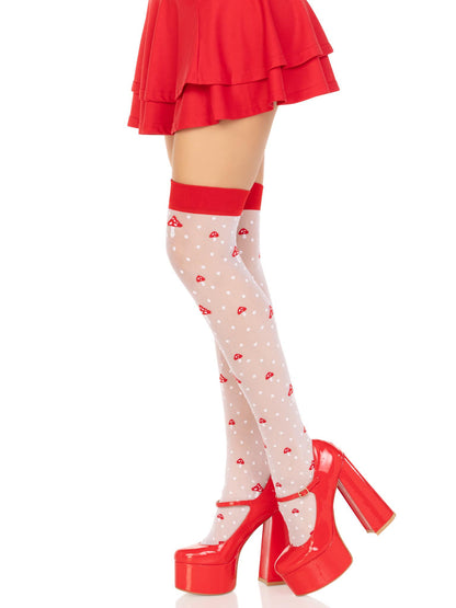 Dare to Dream: White & Red Polka Dot Temptation