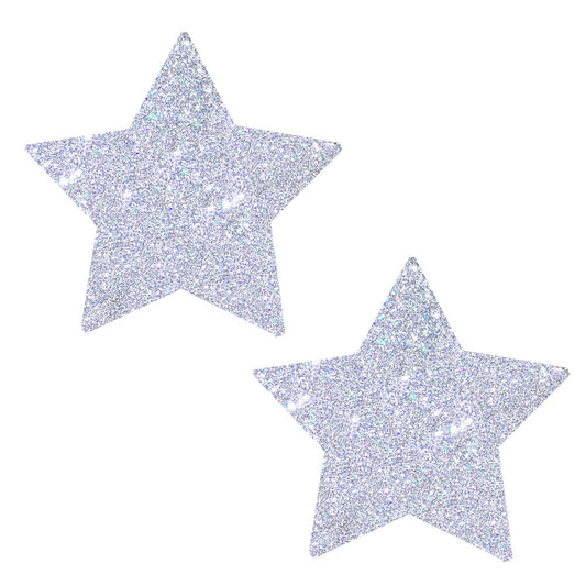 Whispers of Silver: Enchanting Starry Nights Pasties