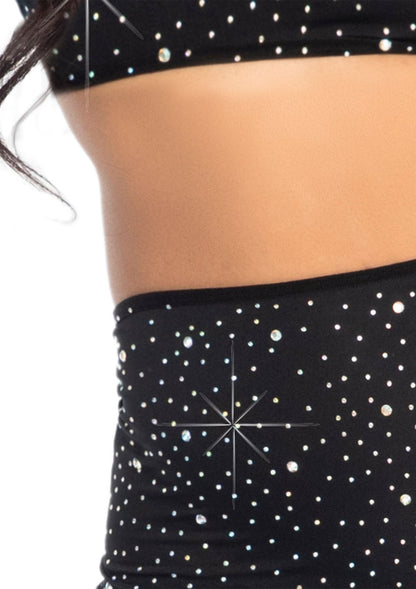 Rhinestone Temptation: Unveil Your Allure in Black