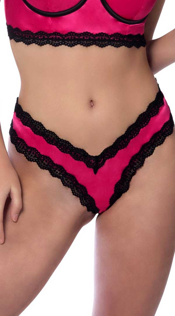 Lustful Satin Temptation with Lace and Sheer Allure