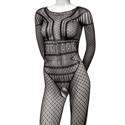 Commanding Desire Lace Bodysuit for Curvy Temptation