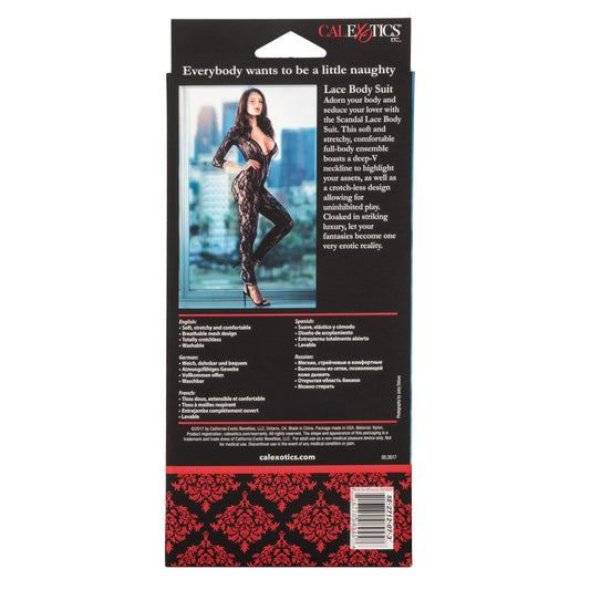 Surrender to Scandal: Lace Temptation in Black