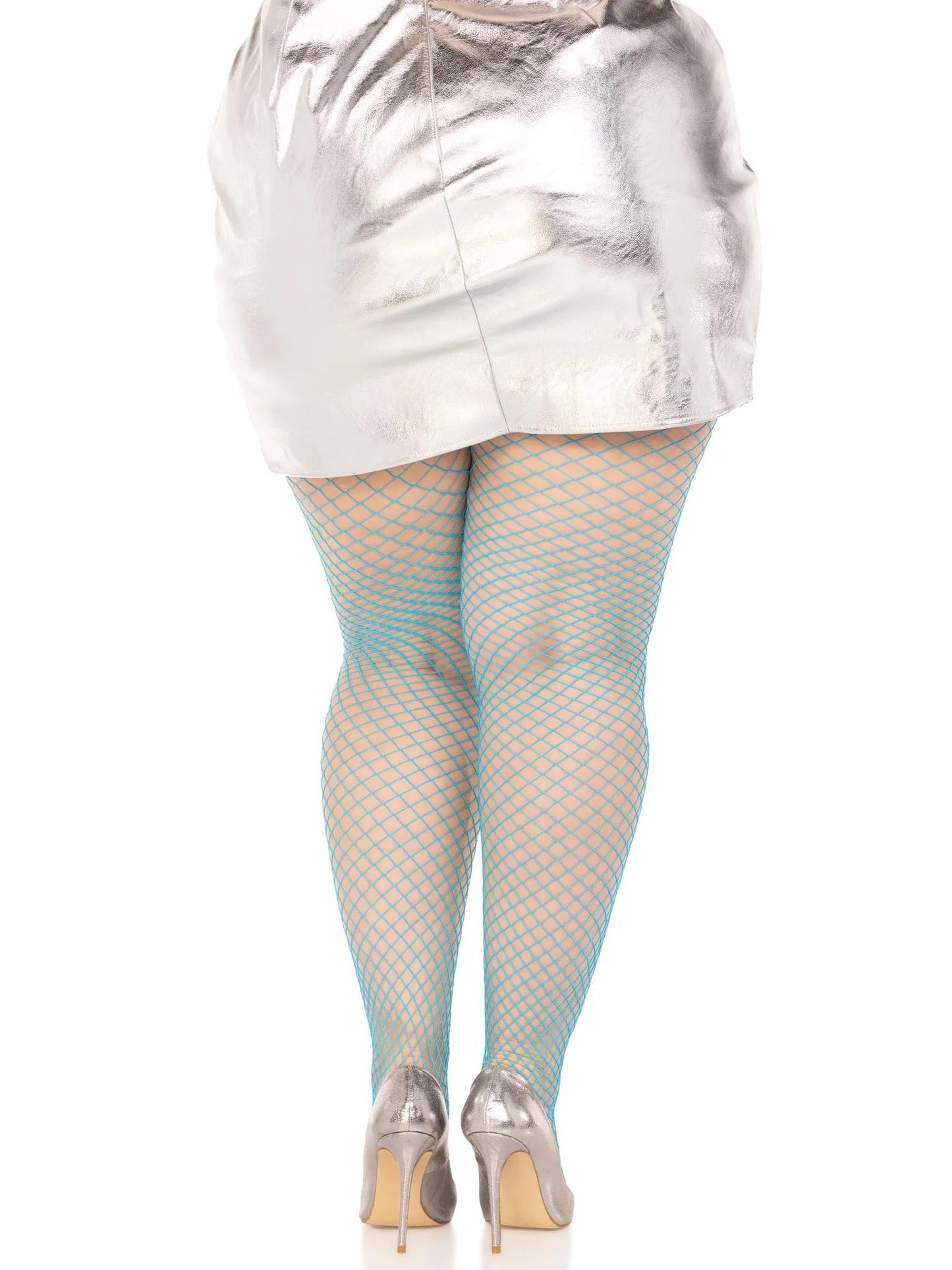 Neon Blue Temptation: Ensnare with Every Step