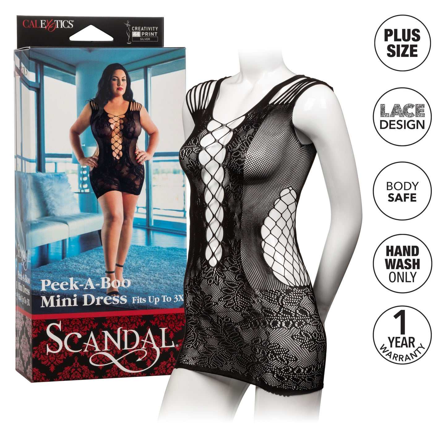 Unleash Desire in the Scandalous Peek-A-Boo Dress