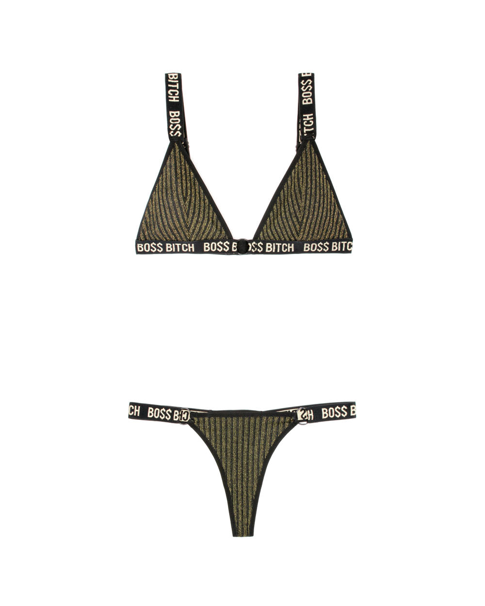 Power Play Bralette and Thong: Unleash Your Inner Boss