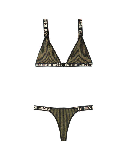 Power Play Bralette and Thong: Unleash Your Inner Boss