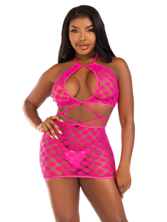 Neon Pink Temptation: Unleash Your Inner Vixen
