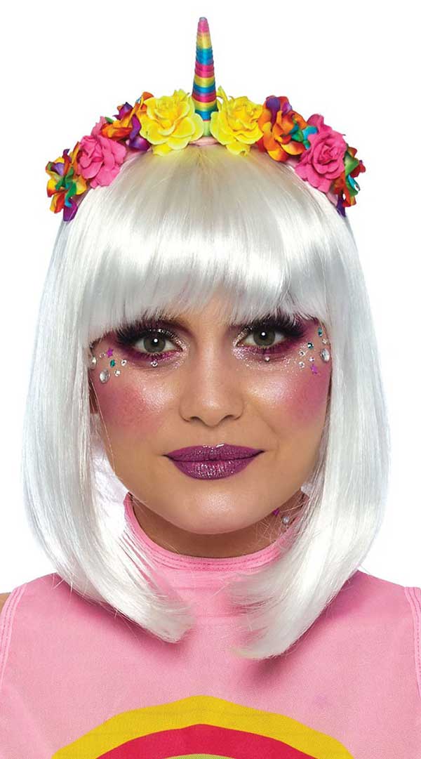 Whispers of Color: Enchanting Unicorn Flower Crown