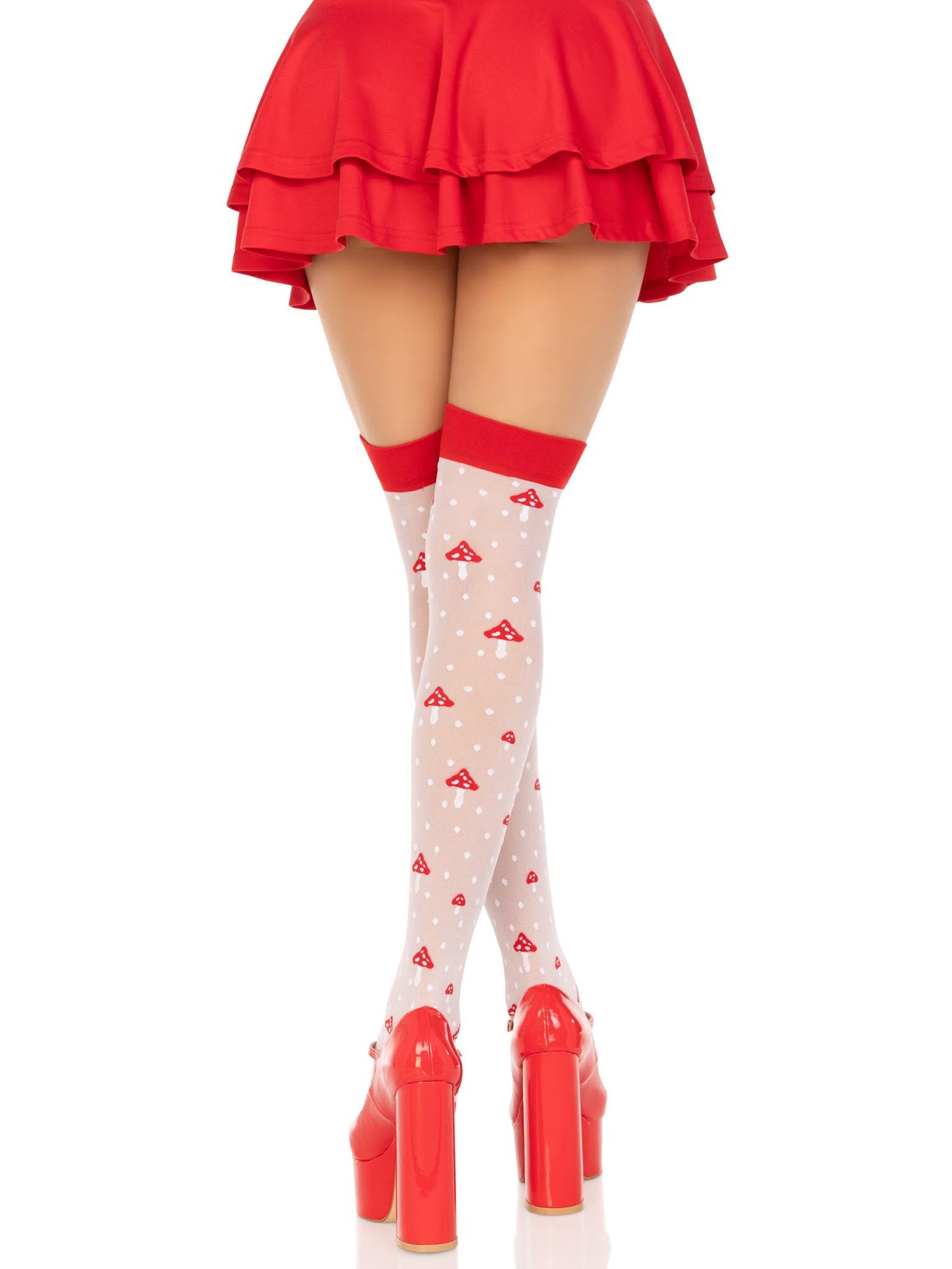 Dare to Dream: White & Red Polka Dot Temptation