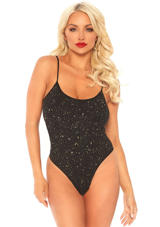 Glimmering Temptation: Opaque Bodysuit for Desire