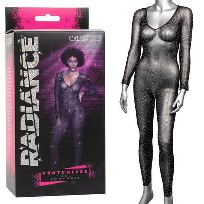 Melt Into Desire: Crotchless Black Temptation Suit