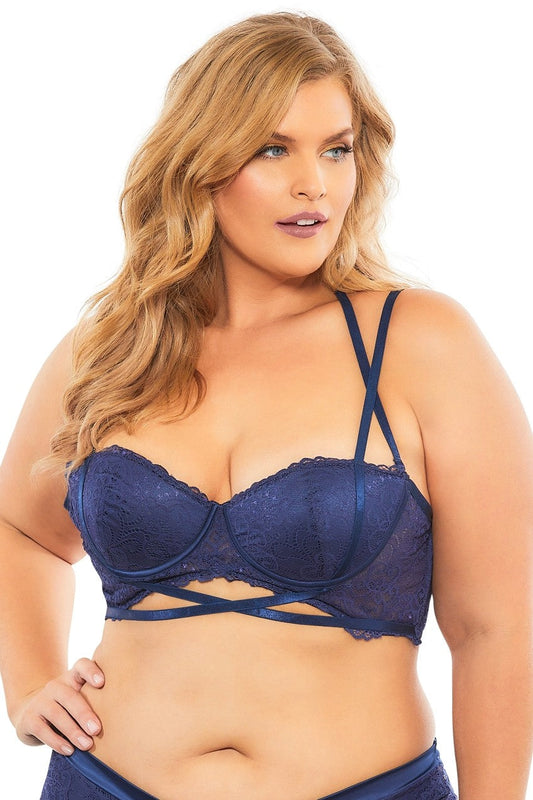 Enticing Embrace Balconette Bra for Curvy Queens
