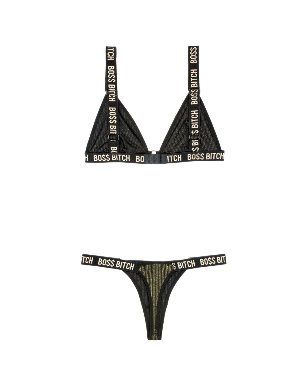 Power Play Bralette and Thong: Unleash Your Inner Boss