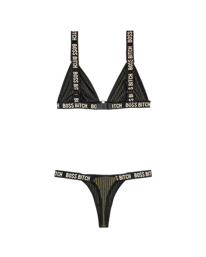 Power Play Bralette and Thong: Unleash Your Inner Boss