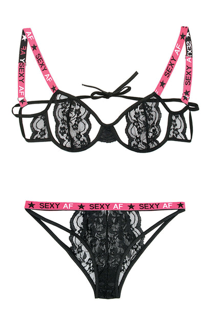 Unleash Your Inner Temptress: Lace Cutout Set