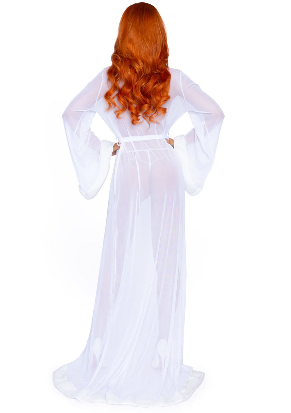 Whispers of Desire: Sheer Fur Trimmed Temptation