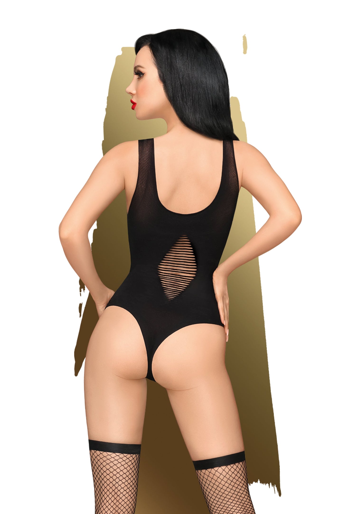 Ignite Your Desire Mesh Bodysuit with Straps