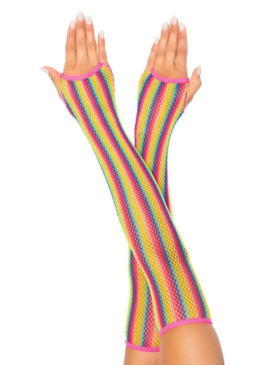 Unleash Your Rainbow Fantasy: Fingerless Temptation