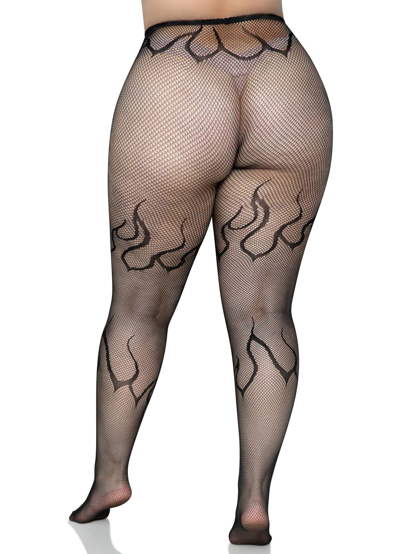Ignite Desire in Flame-Kissed Curves Tights