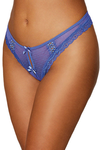 Dare to Desire: Dot Mesh Temptation Thong