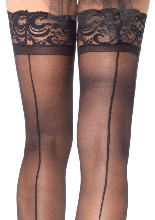 Lace-Embraced Thighs: A Tempting Invitation