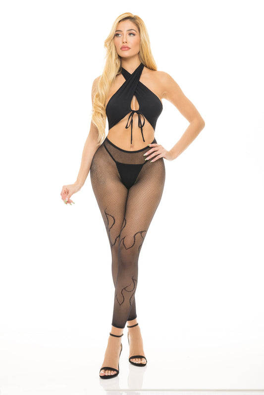 Ignite Your Desire Three Piece Set in Black