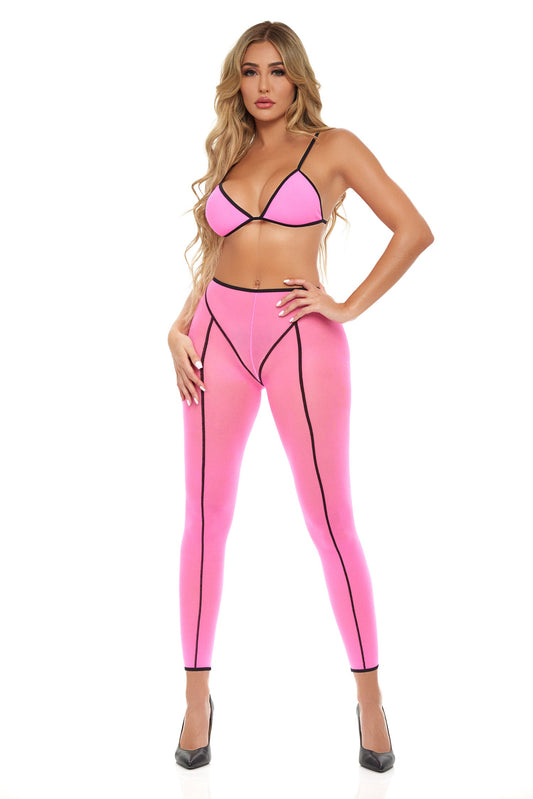 Pink Temptation: Ignite Your Senses in Two Pieces