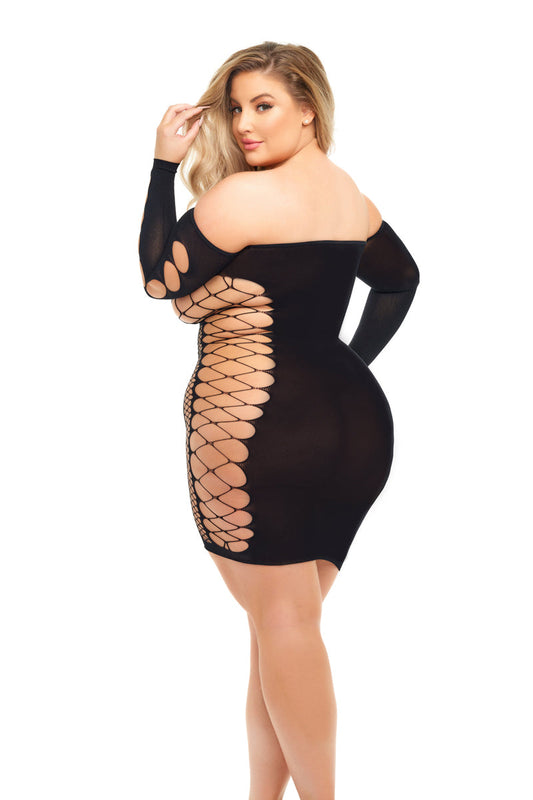 Seductive Shadows: The Diamond Drippin Dress
