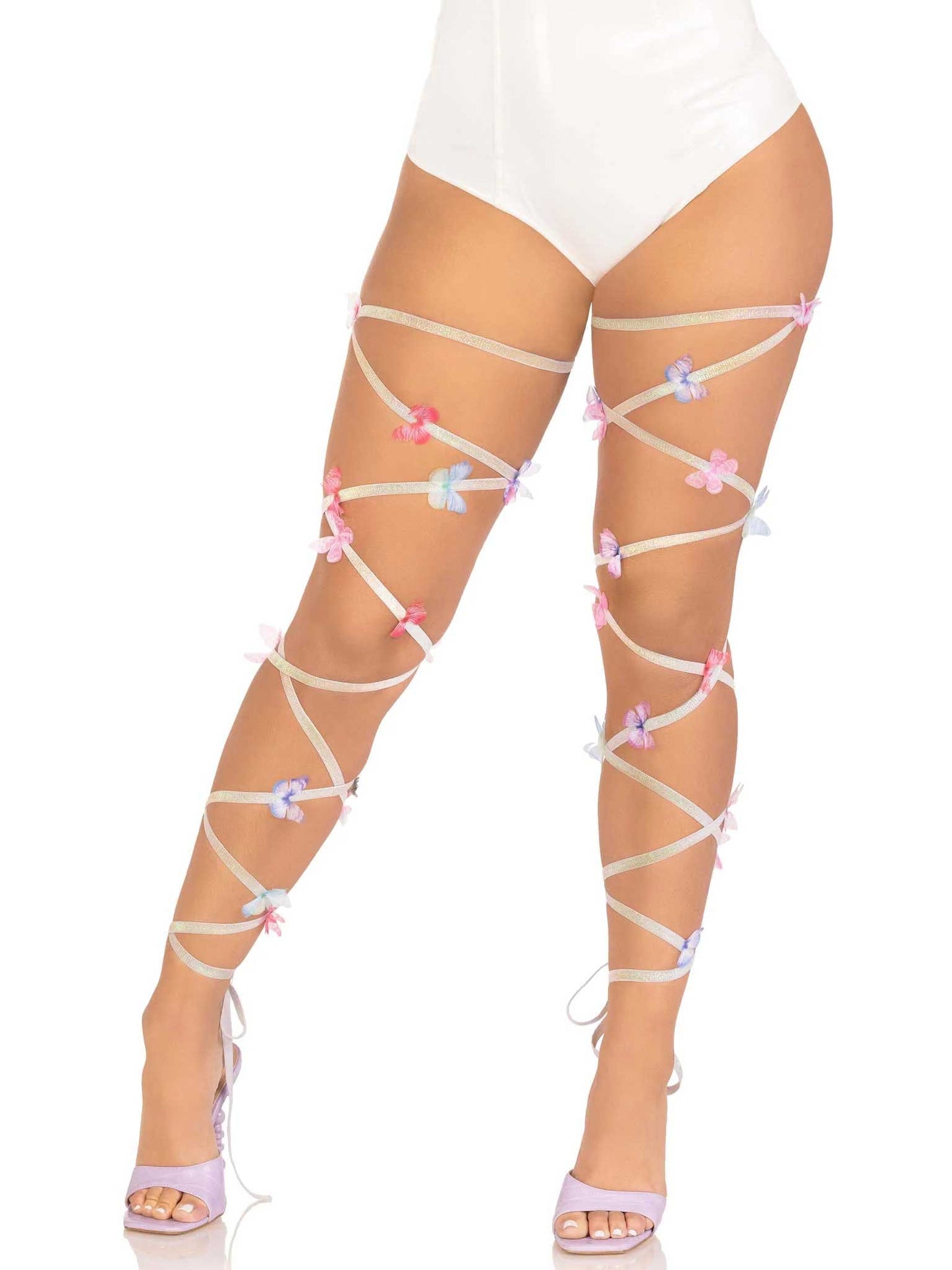 Whispers of Desire: Enchanting Butterfly Leg Wraps