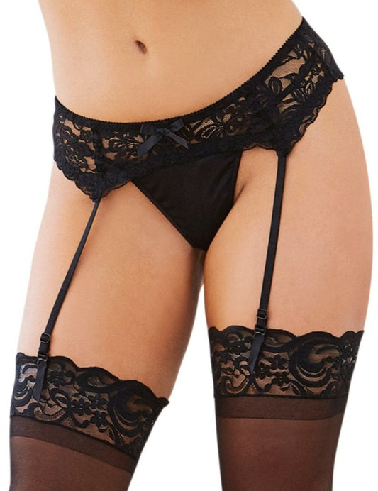 Enticing Lace Garterbelt: Unleash Your Dark Desires