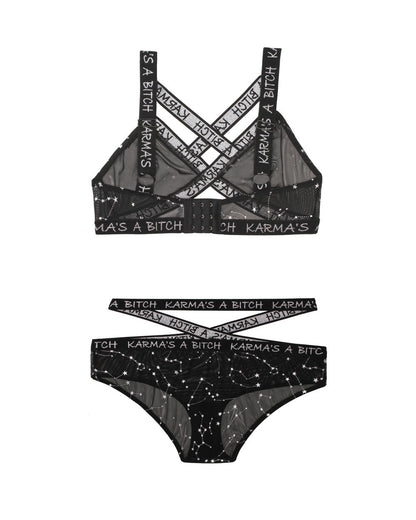 Unleash Your Inner Vixen: Metallic Mesh Temptation Set