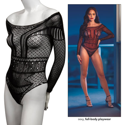Whispers of Desire Off the Shoulder Bodysuit