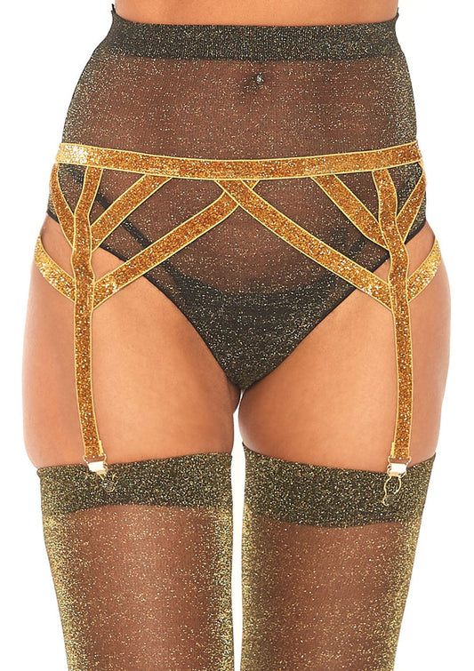 Glimmering Temptation Garter Belt for Irresistible Nights