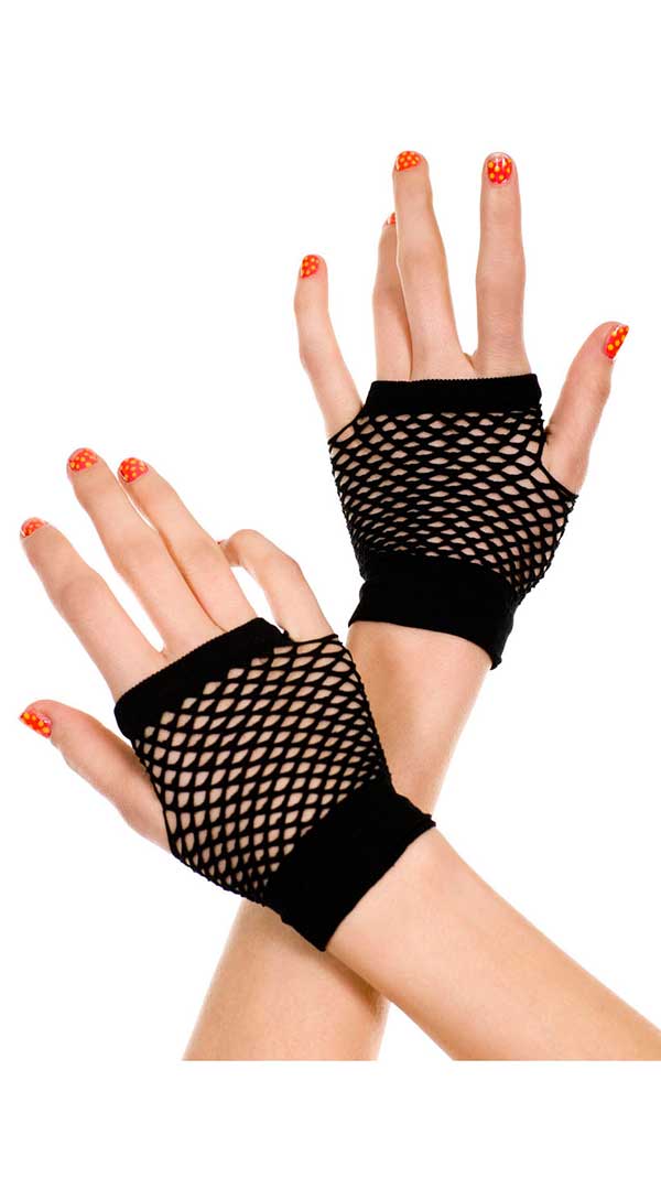 Enticing Diamond Net Gloves for Irresistible Touch