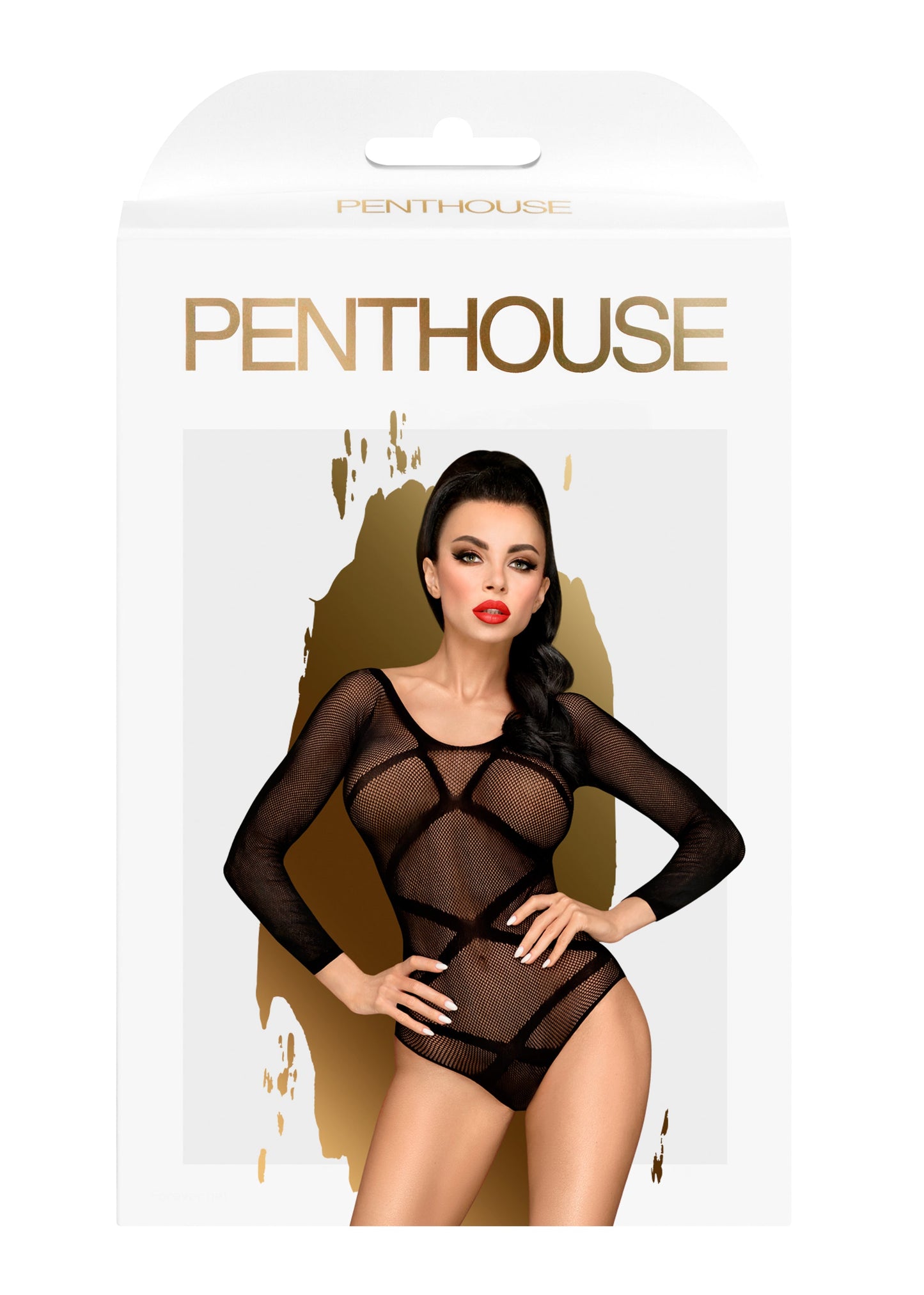 Wrapped in Desire Long-Sleeve Mesh Teddy