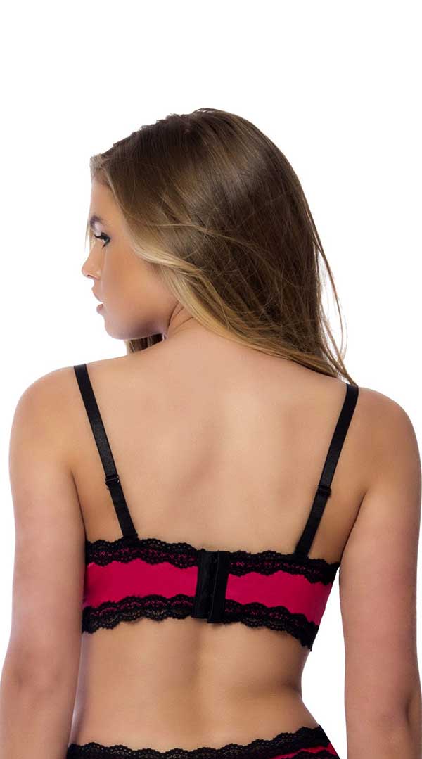 Lustful Embrace Longline Satin Balconette Bra