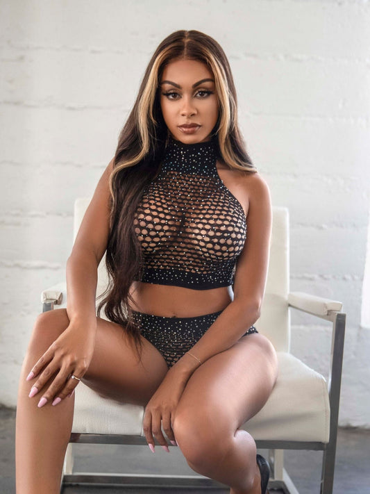 Rhinestone Temptation: Ignite Your Night Desire