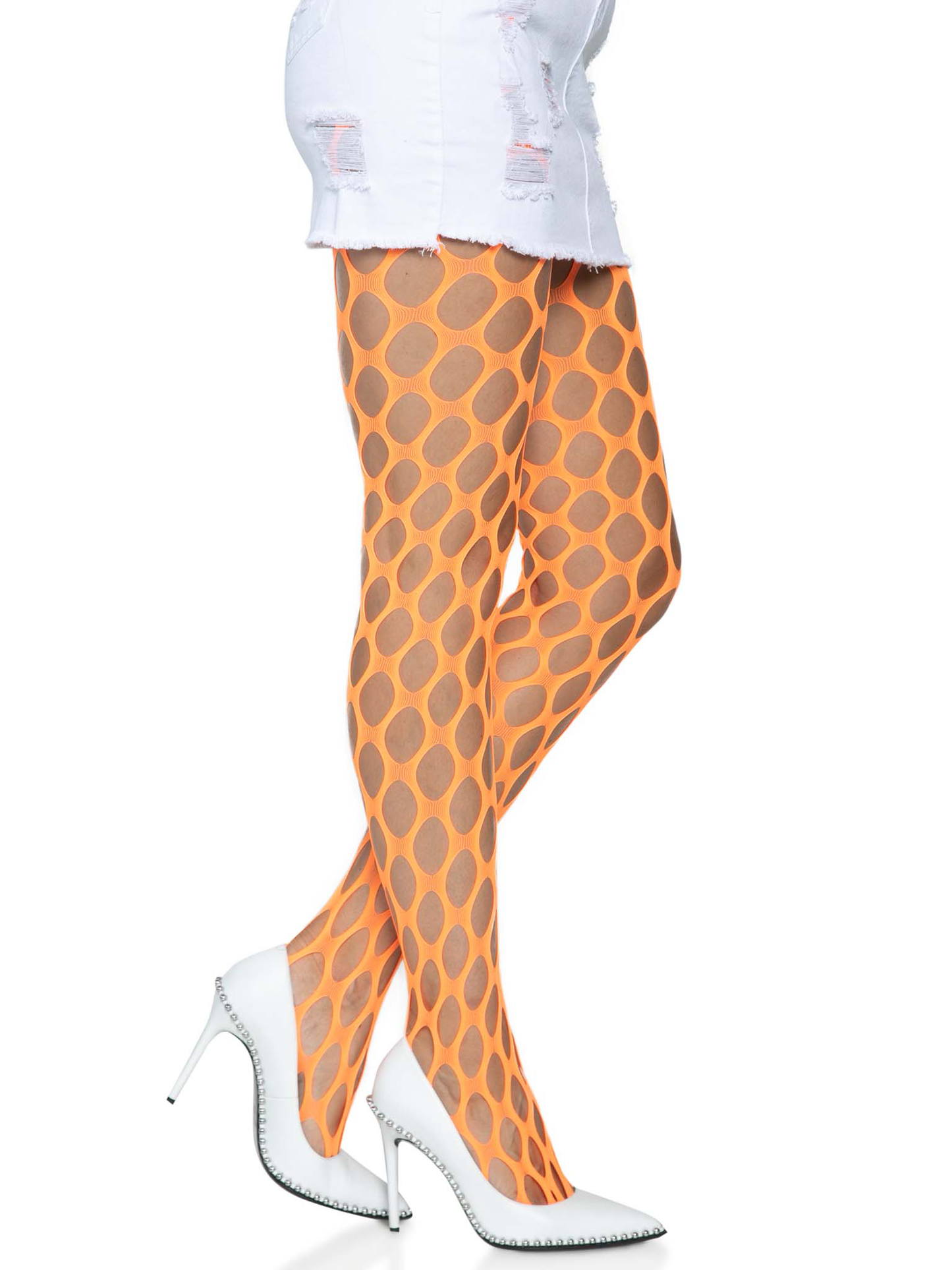 Enticing Pothole Net Tights: Unleash Your Bold Desire