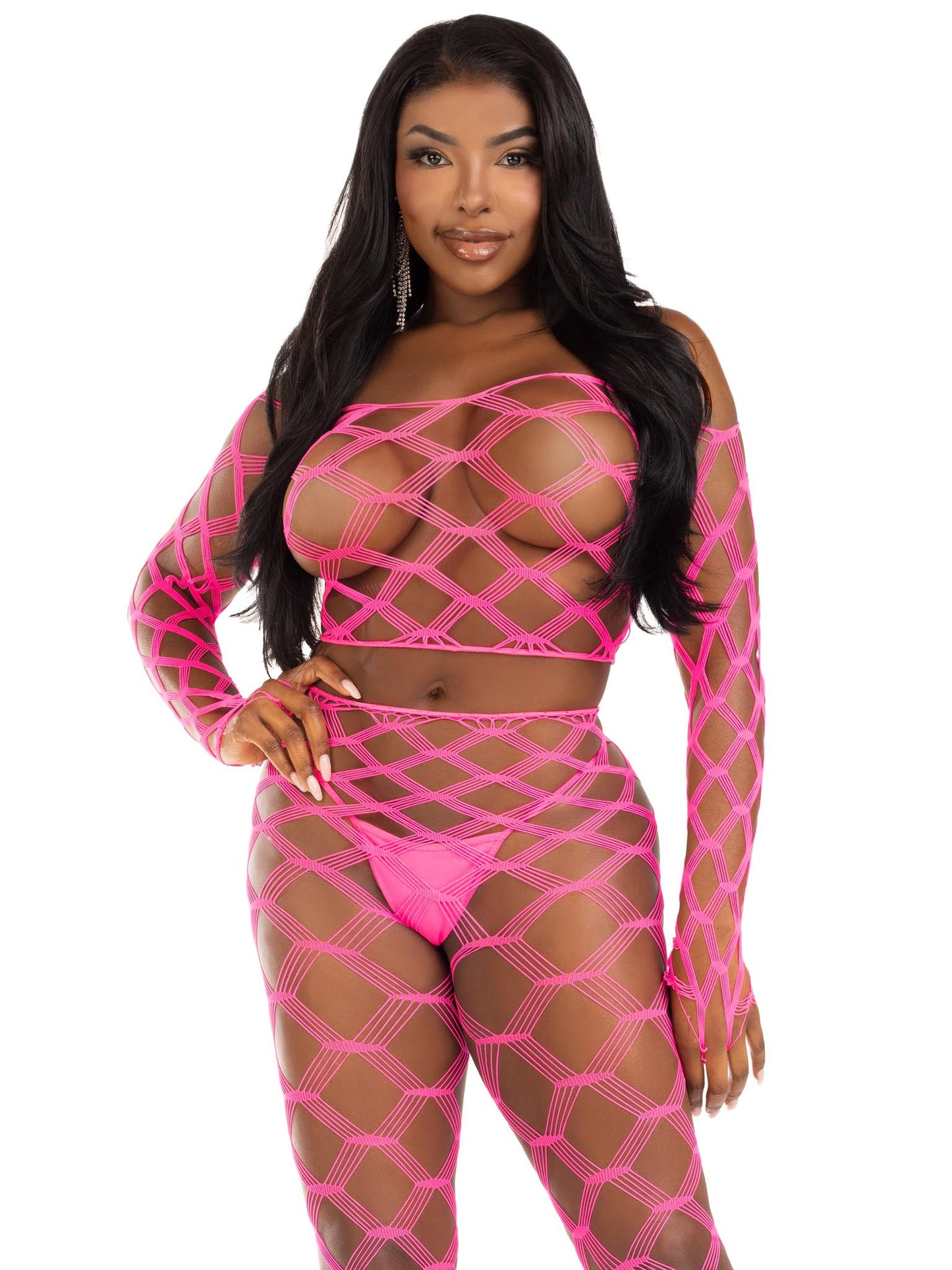 Neon Pink Temptation: Unleash Your Inner Vixen