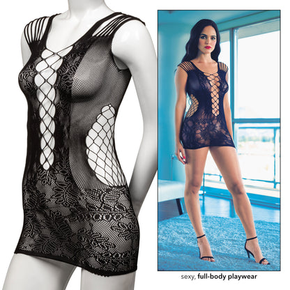Temptation Unveiled: Plus Size Peek-A-Boo Seduction