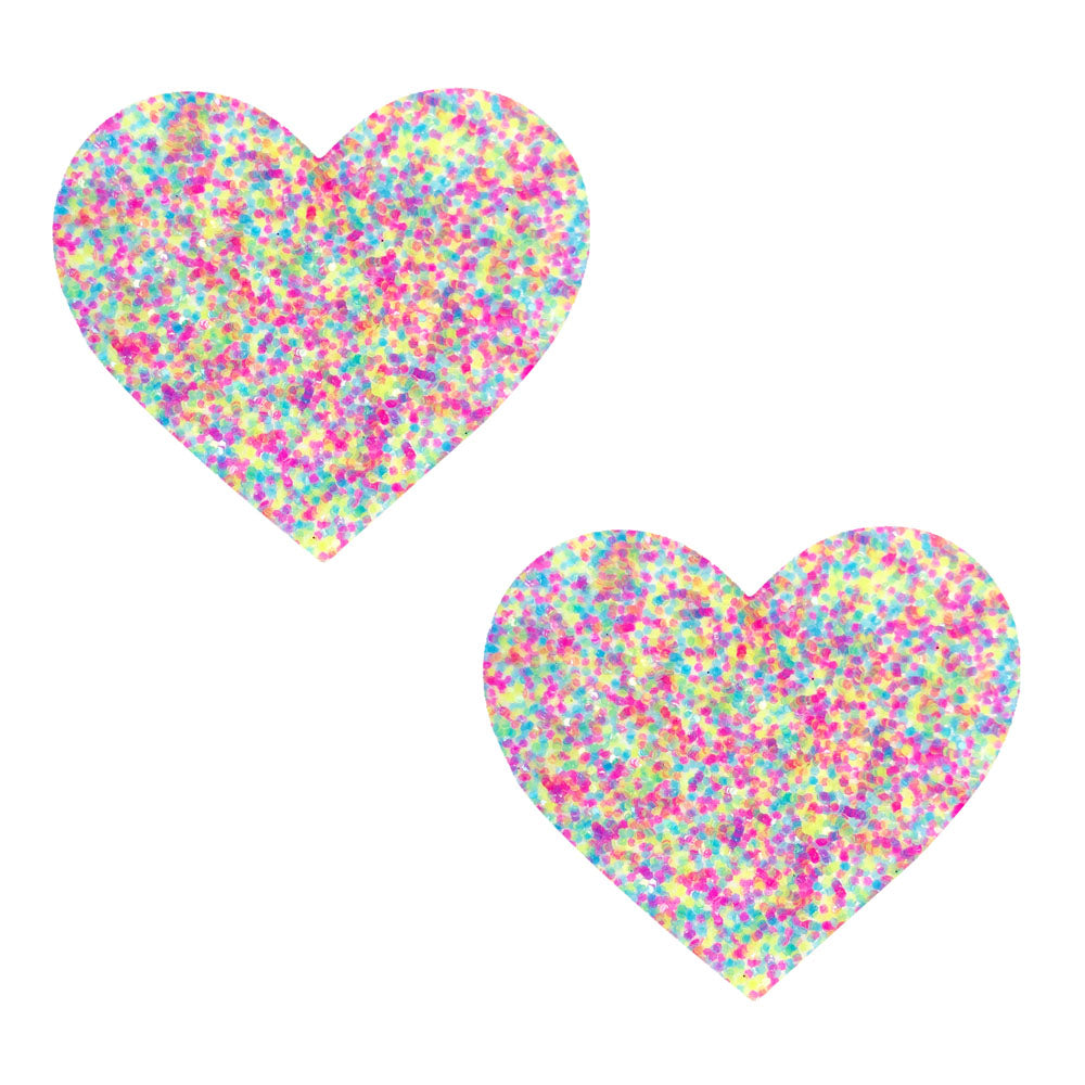 Sweet Temptation: Neon Glitter Nipztix Pasties