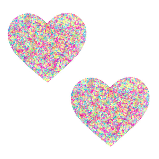 Sweet Temptation: Neon Glitter Nipztix Pasties