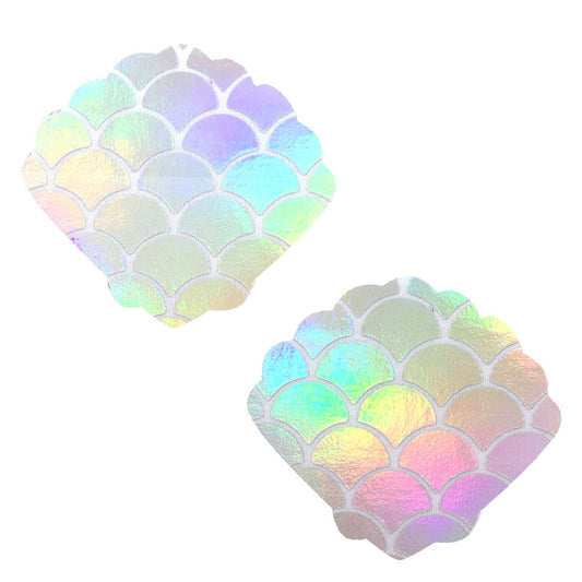 Enchanting Siren's Touch: Iridescent Shell Nipztix