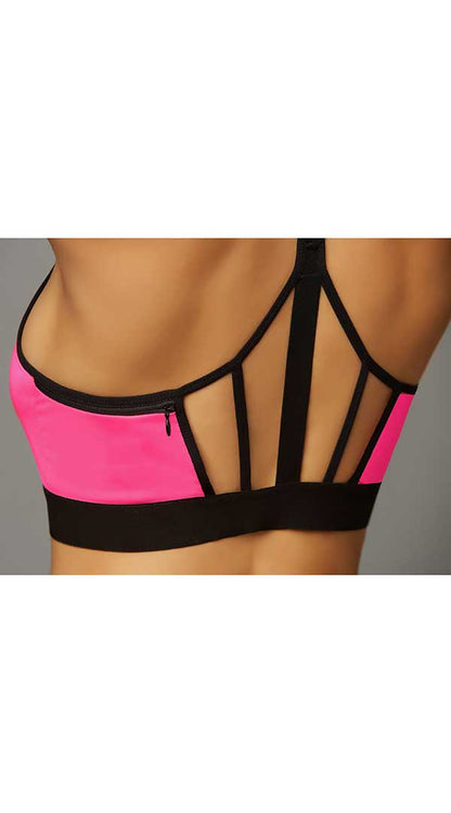 Unleash Your Power: Zippered Temptation Sports Bra