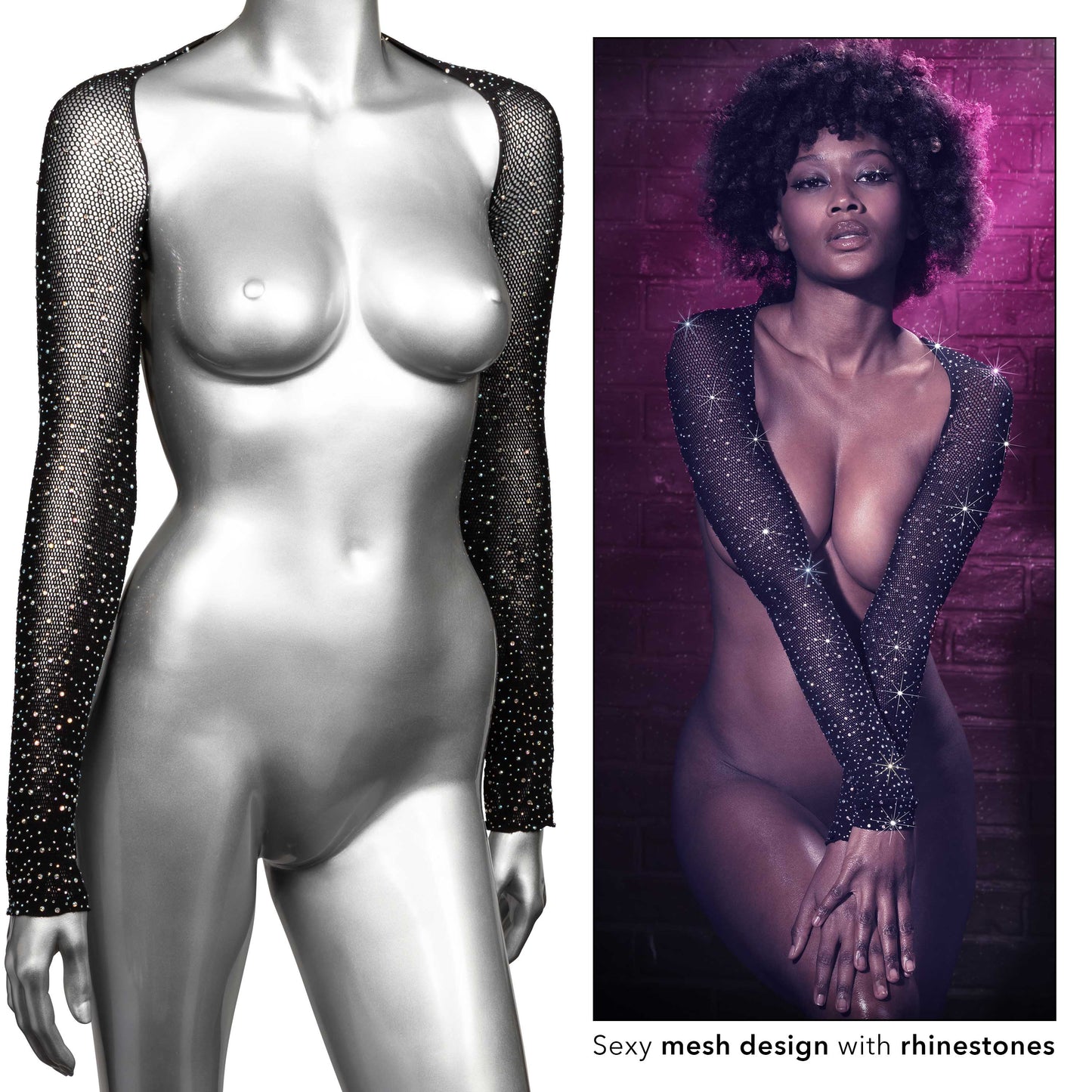 Enchanting Radiance Shrug: Ignite Their Desire in Black